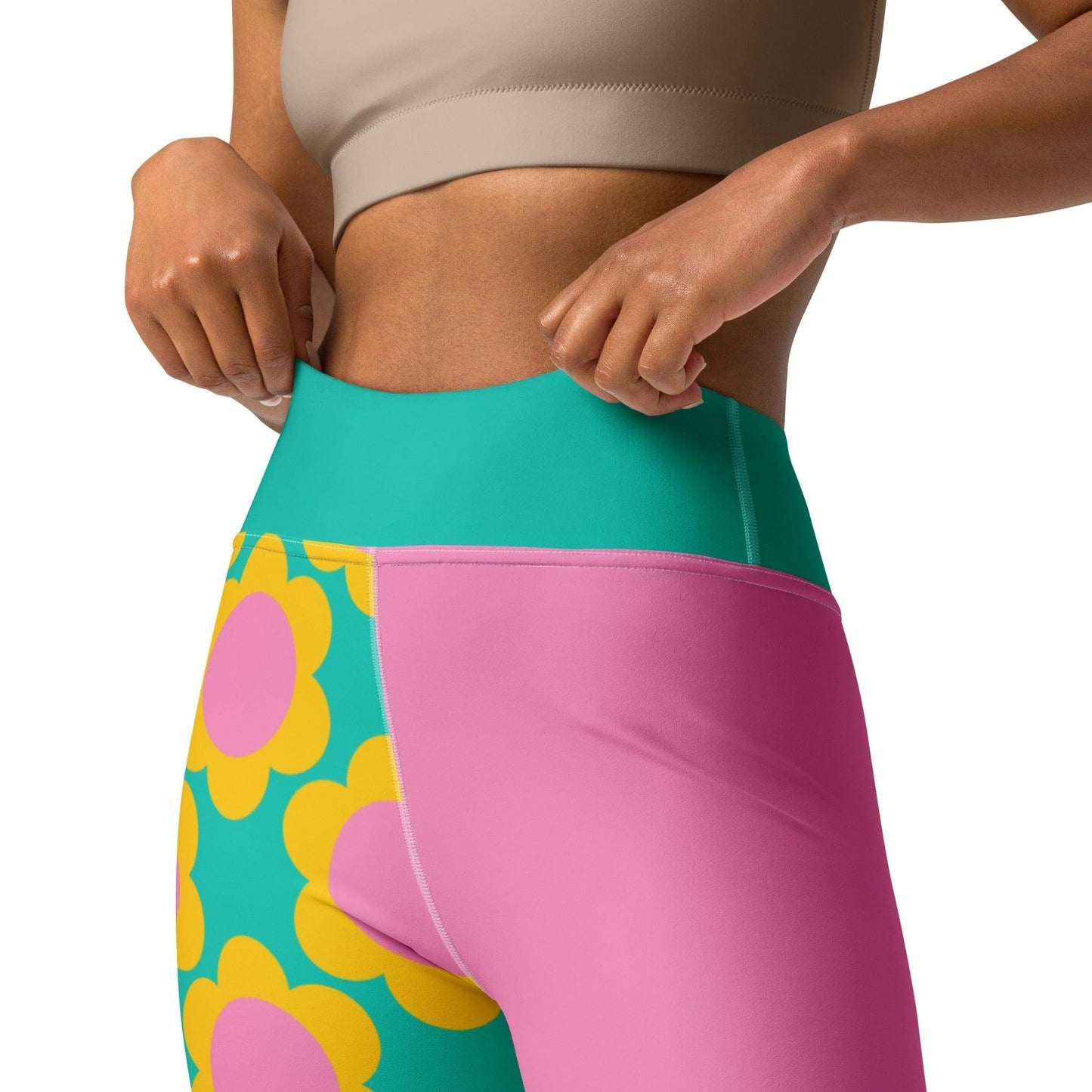 Yoga leggings - ELLIE - Classic floral print