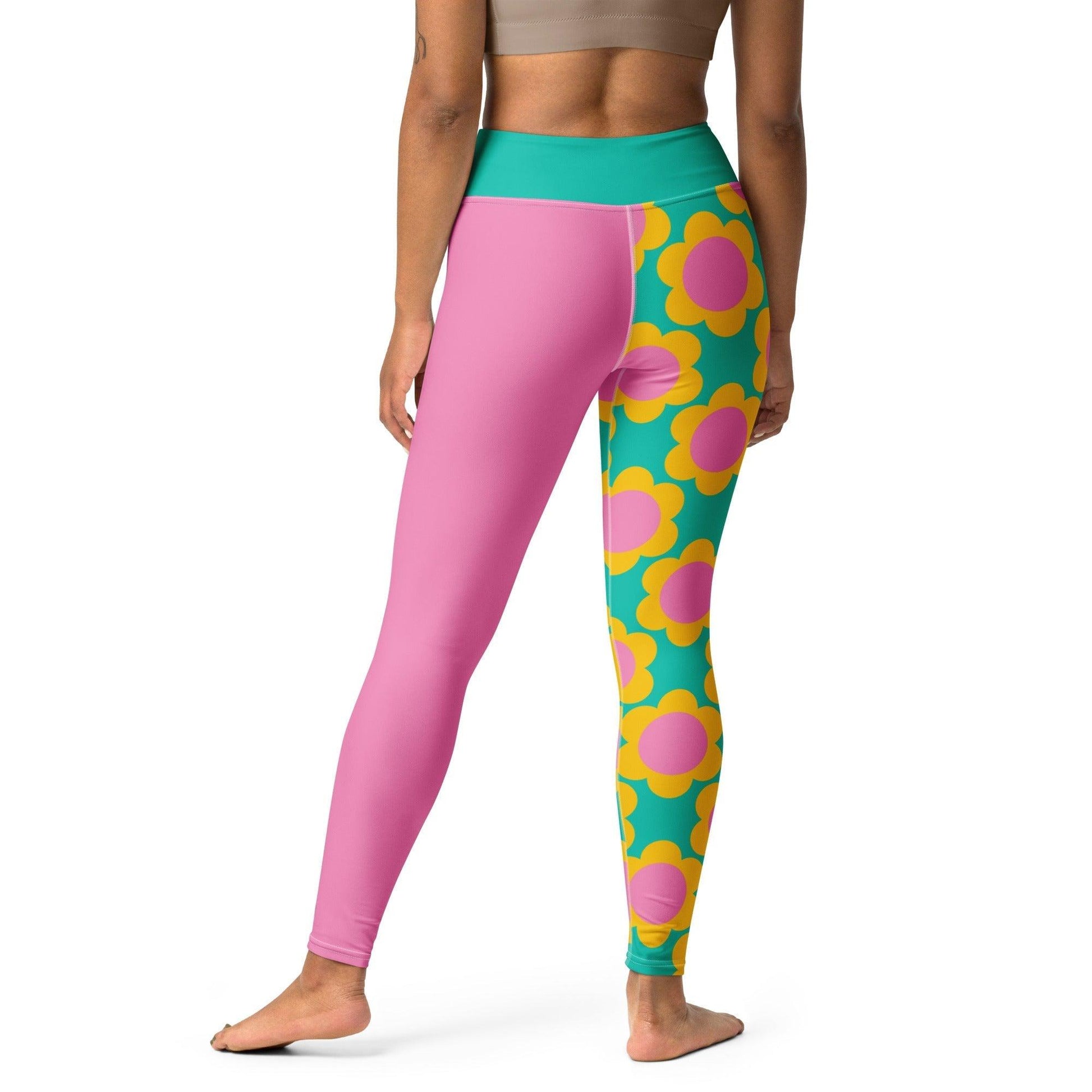 Yoga leggings - ELLIE - Classic floral print