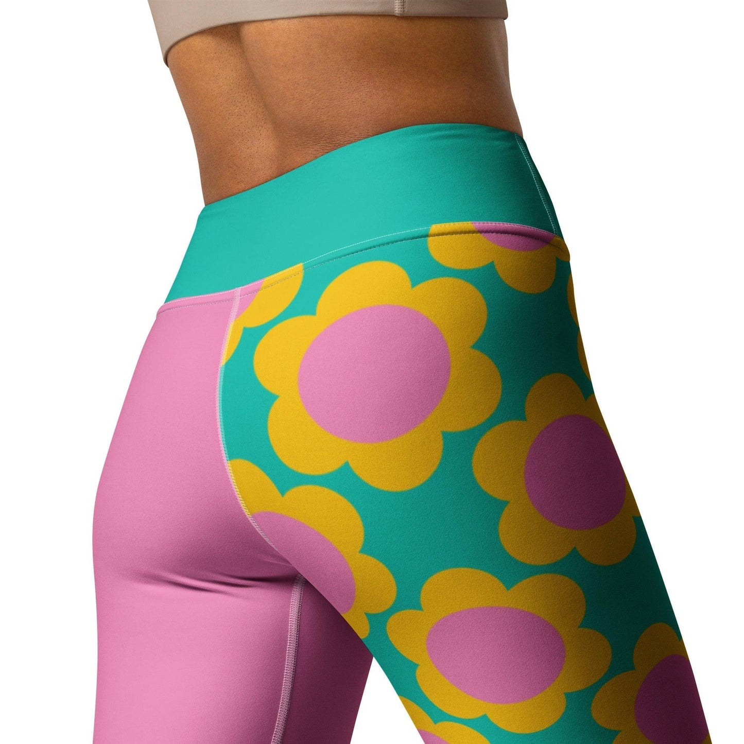 Yoga leggings - ELLIE - Classic floral print