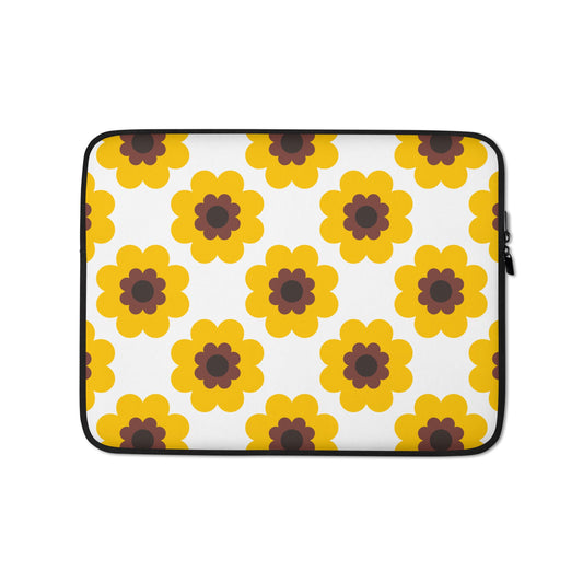 Laptop Sleeve - FANCY BLOOM yellow