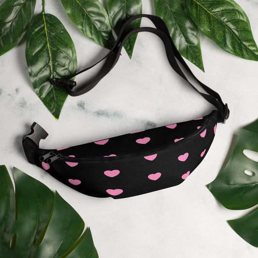 Fanny Pack - HERTTAHOUND HEARTS pink