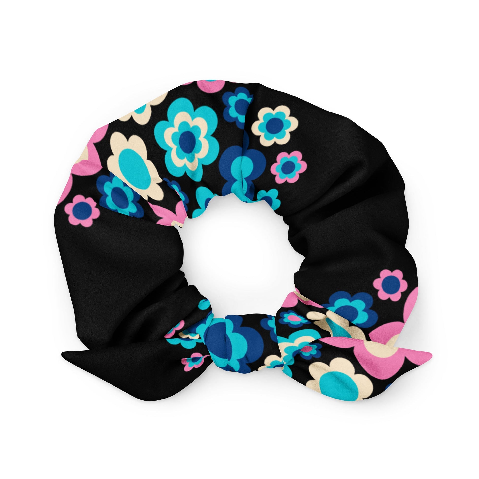 Scrunchie - FLORA FOREVER sweet - Floating flower print Default Title