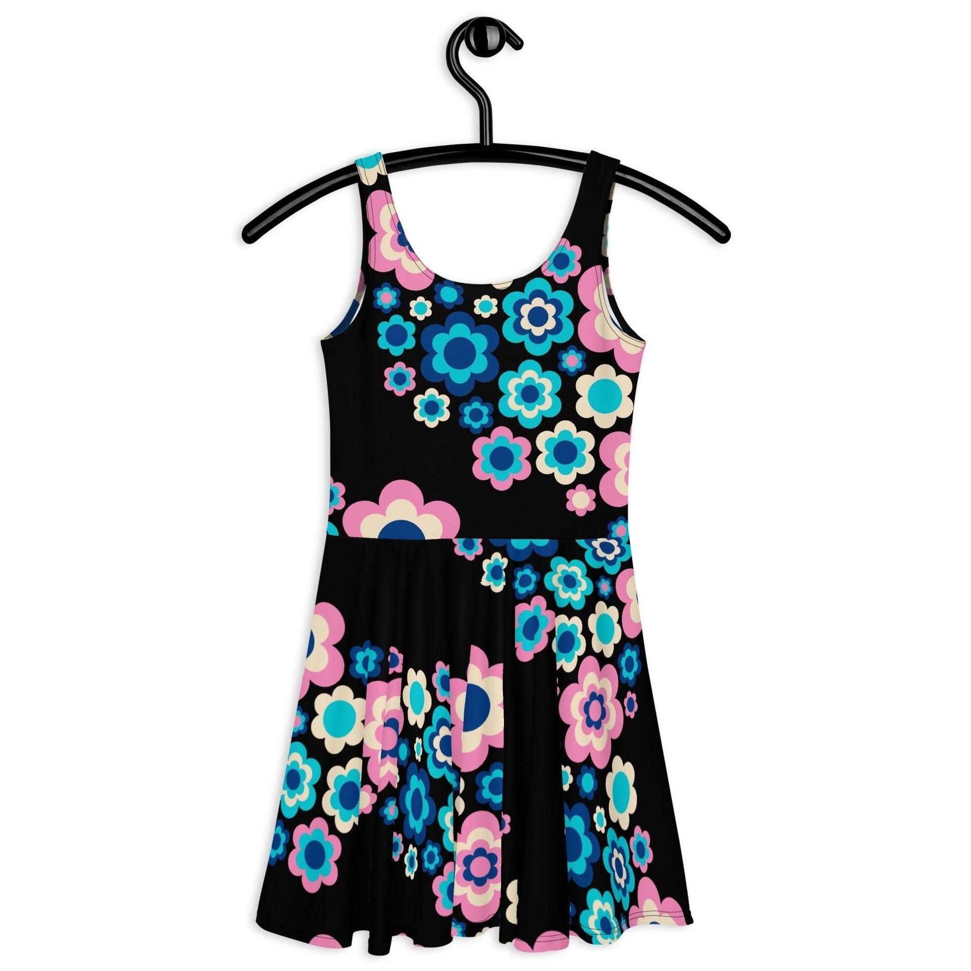 Skater dress - FLORA FOREVER sweet - Floating flower print