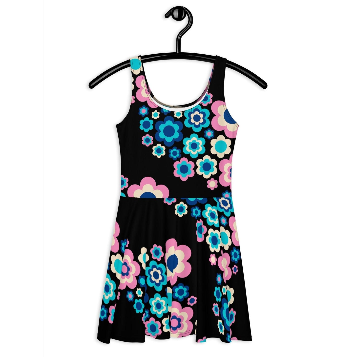 Skater dress - FLORA FOREVER sweet - Floating flower print 3XL