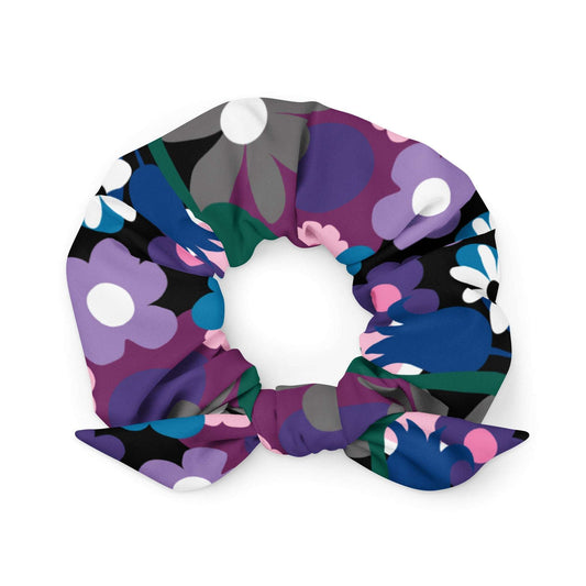 Scrunchie - FLORALEI cool - Artsy flower print Default Title