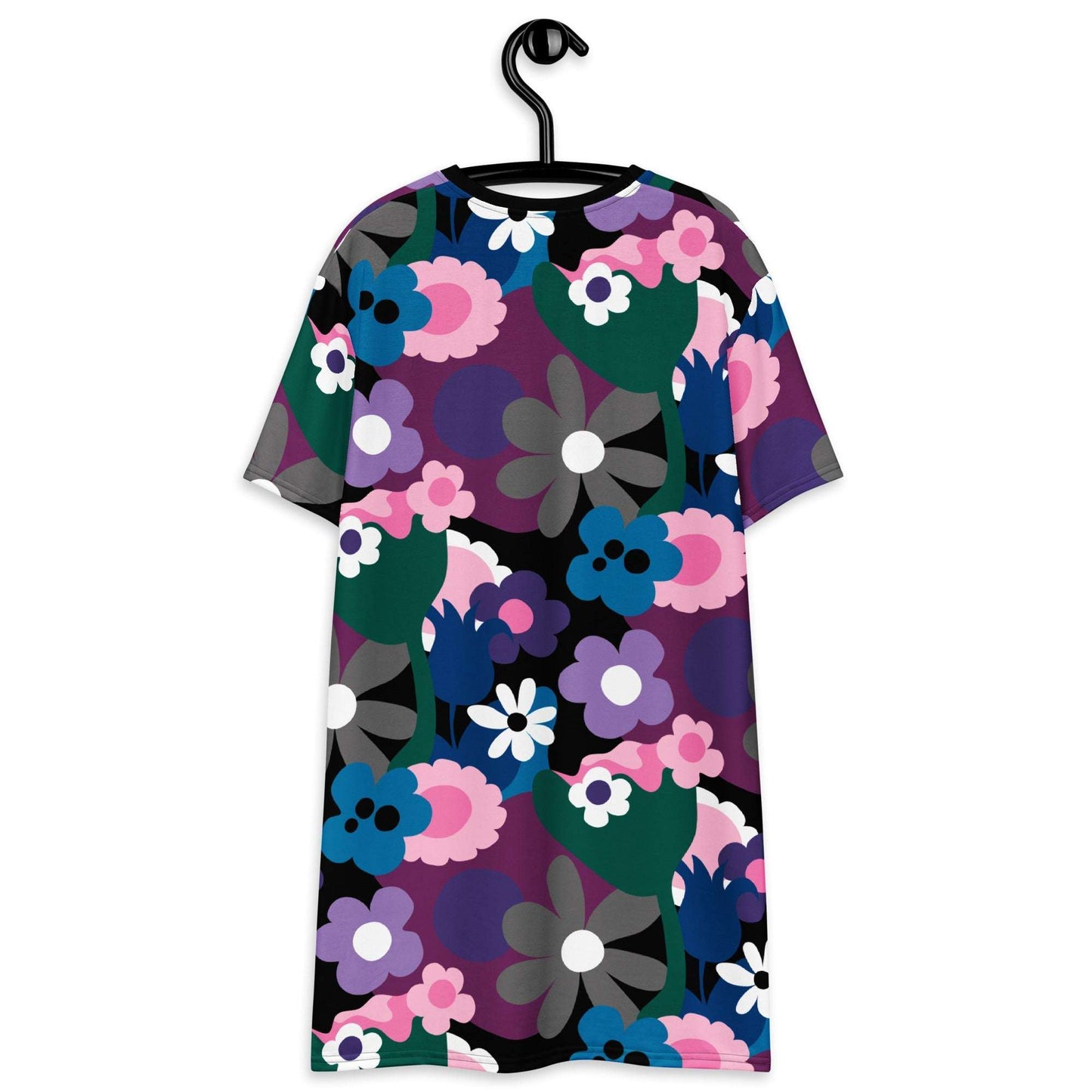 T-shirt dress - FLORALEI cool - Artsy flower print