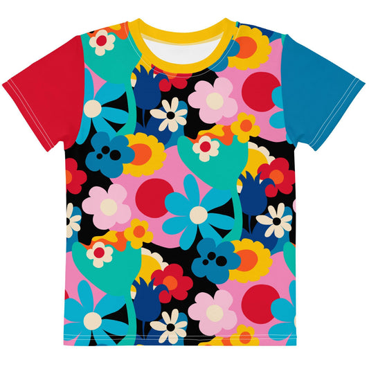 Kids' T-Shirt - FLORALEI - Artsy Flower Print