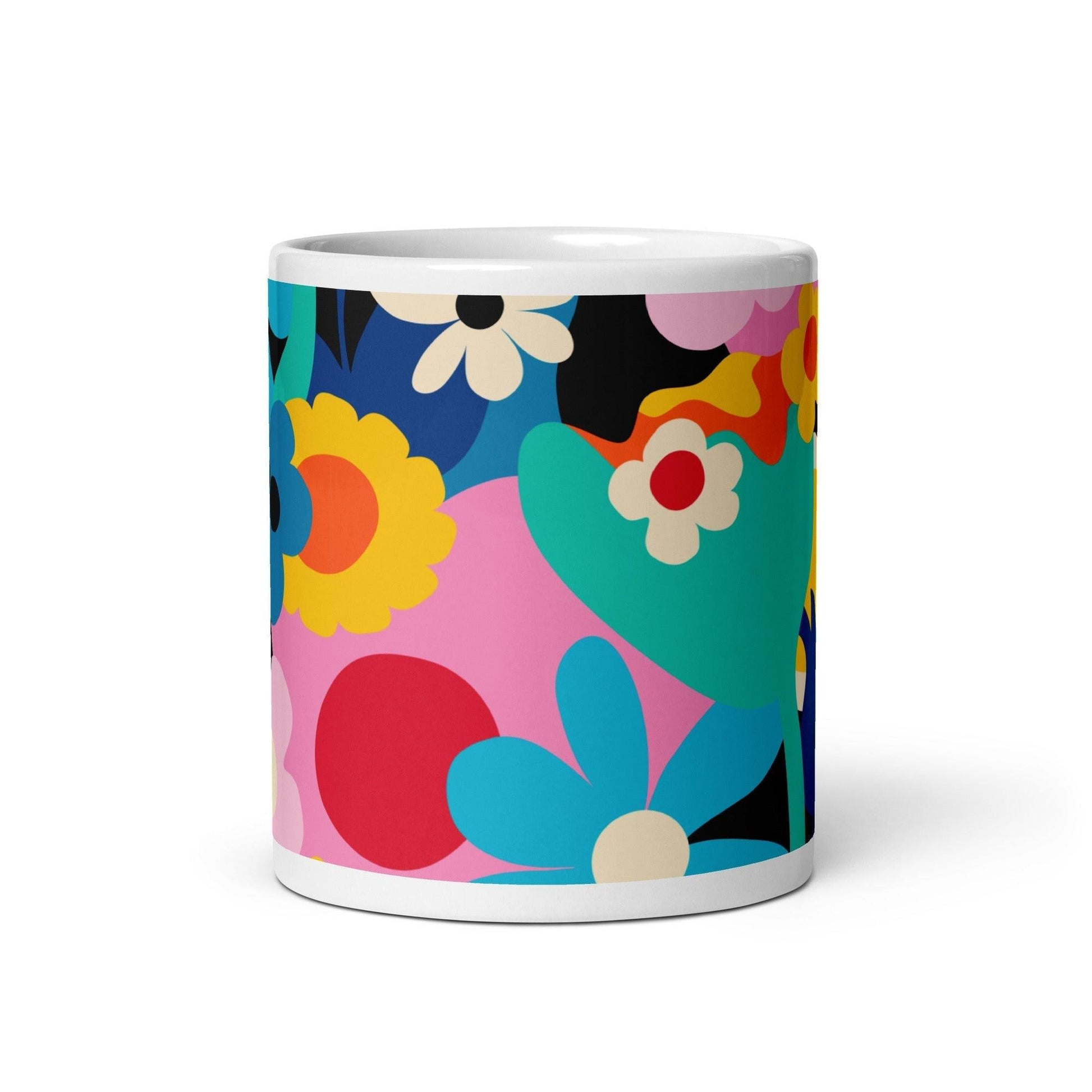 Mug - FLORALEI - Artsy flower print
