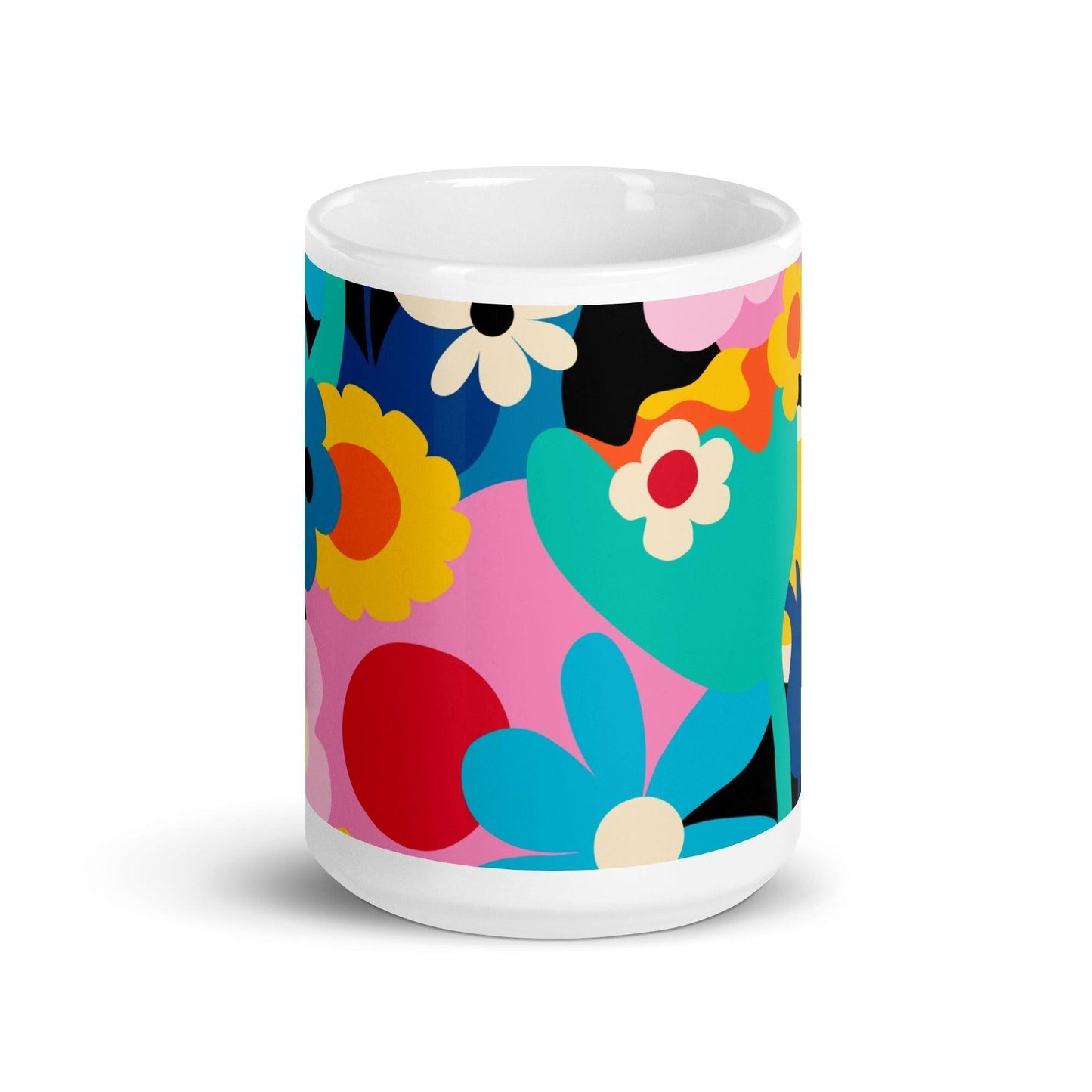 Mug - FLORALEI - Artsy flower print