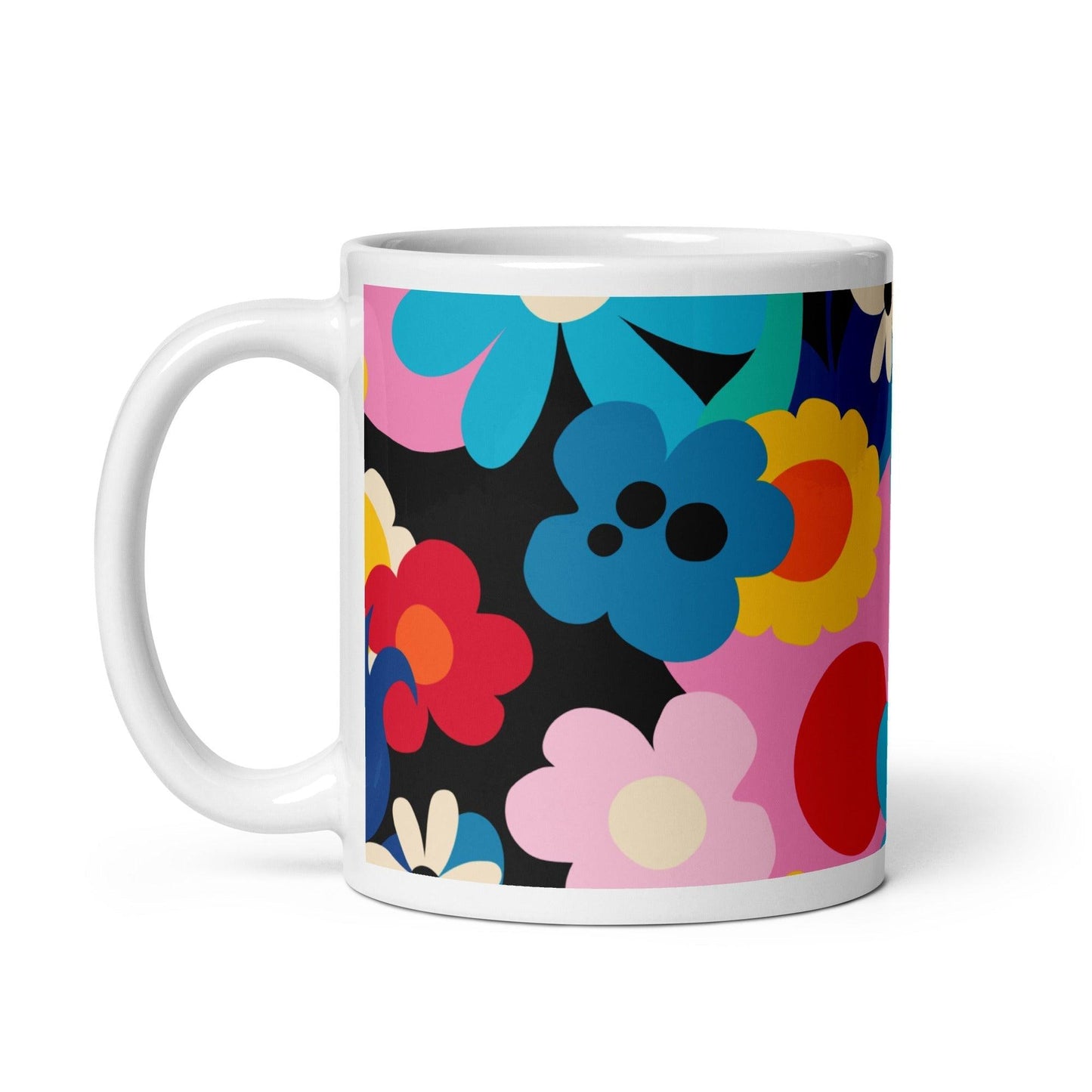Mug - FLORALEI - Artsy flower print