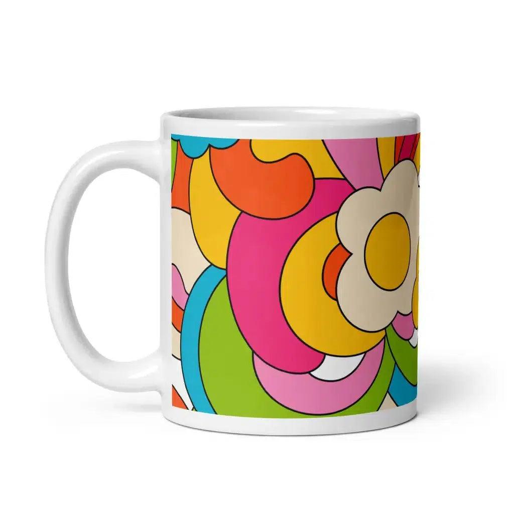 Mug - FLORENCE happy - Elegant floral print