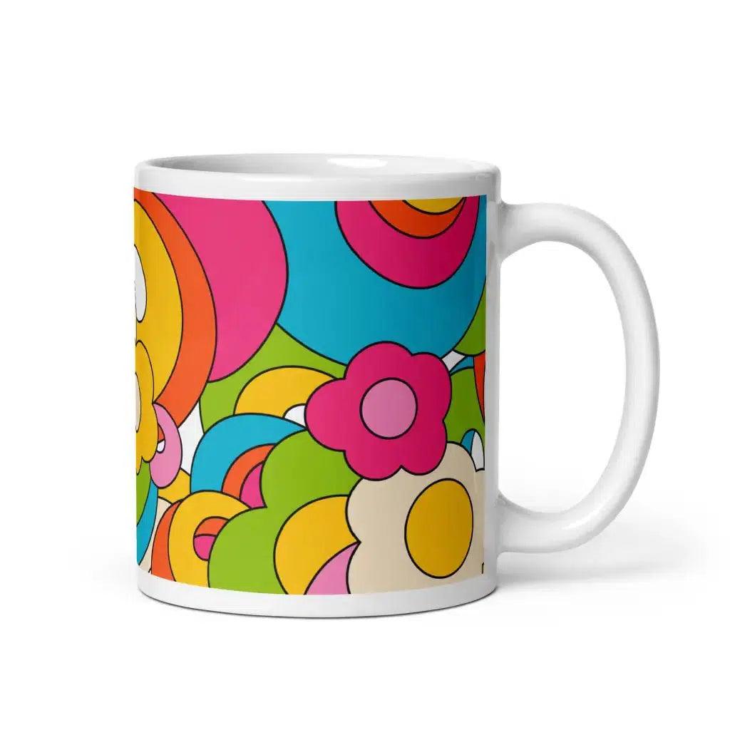 Mug - FLORENCE happy - Elegant floral print