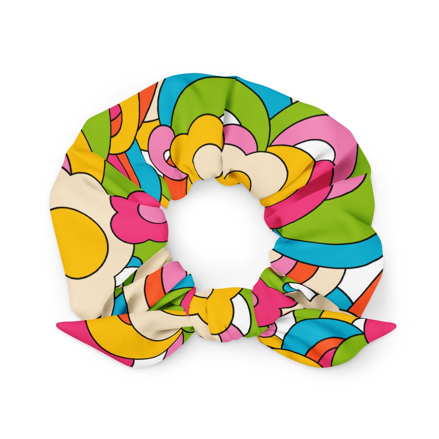 Scrunchie - FLORENCE happy - Elegant floral print Default Title