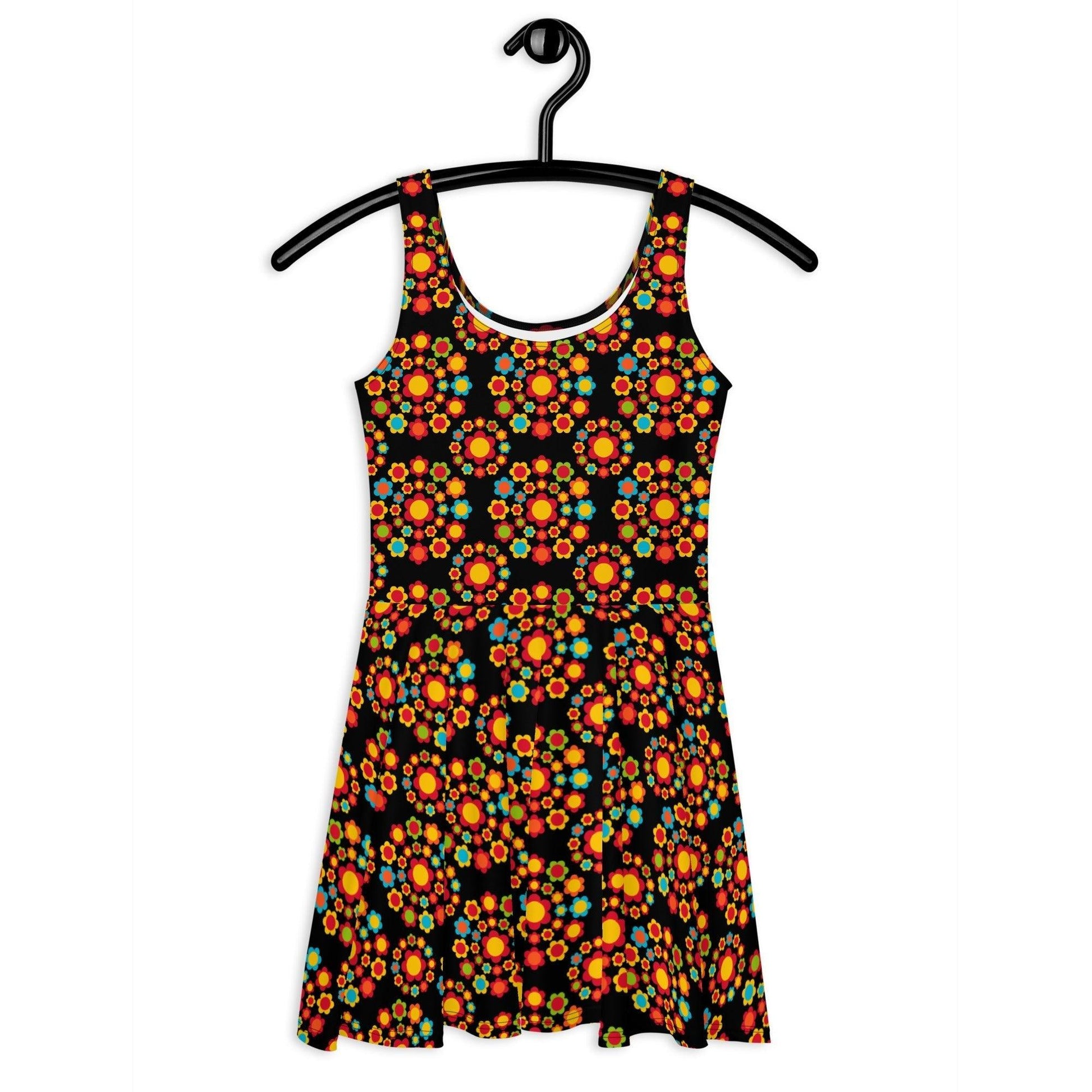 Skater Dress - FLOWERSHOP color