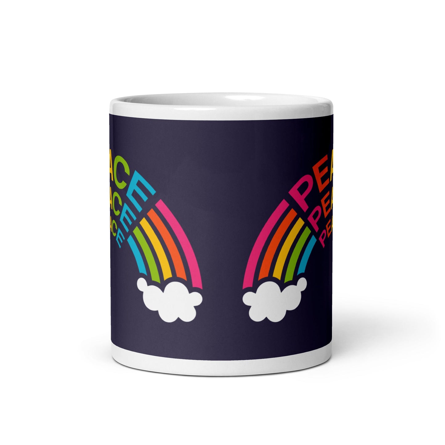 Mug - FOREVER PEACE - Peace & Rainbow