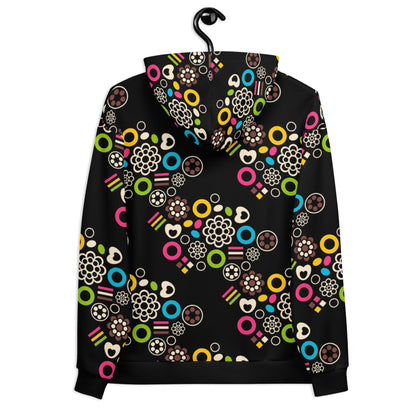 Hoodie - FOREVER SWEET - Colorful candy mix print