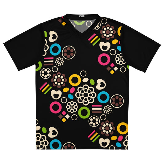 Sports Jersey - FOREVER SWEET - Colorful candy mix print 6XL