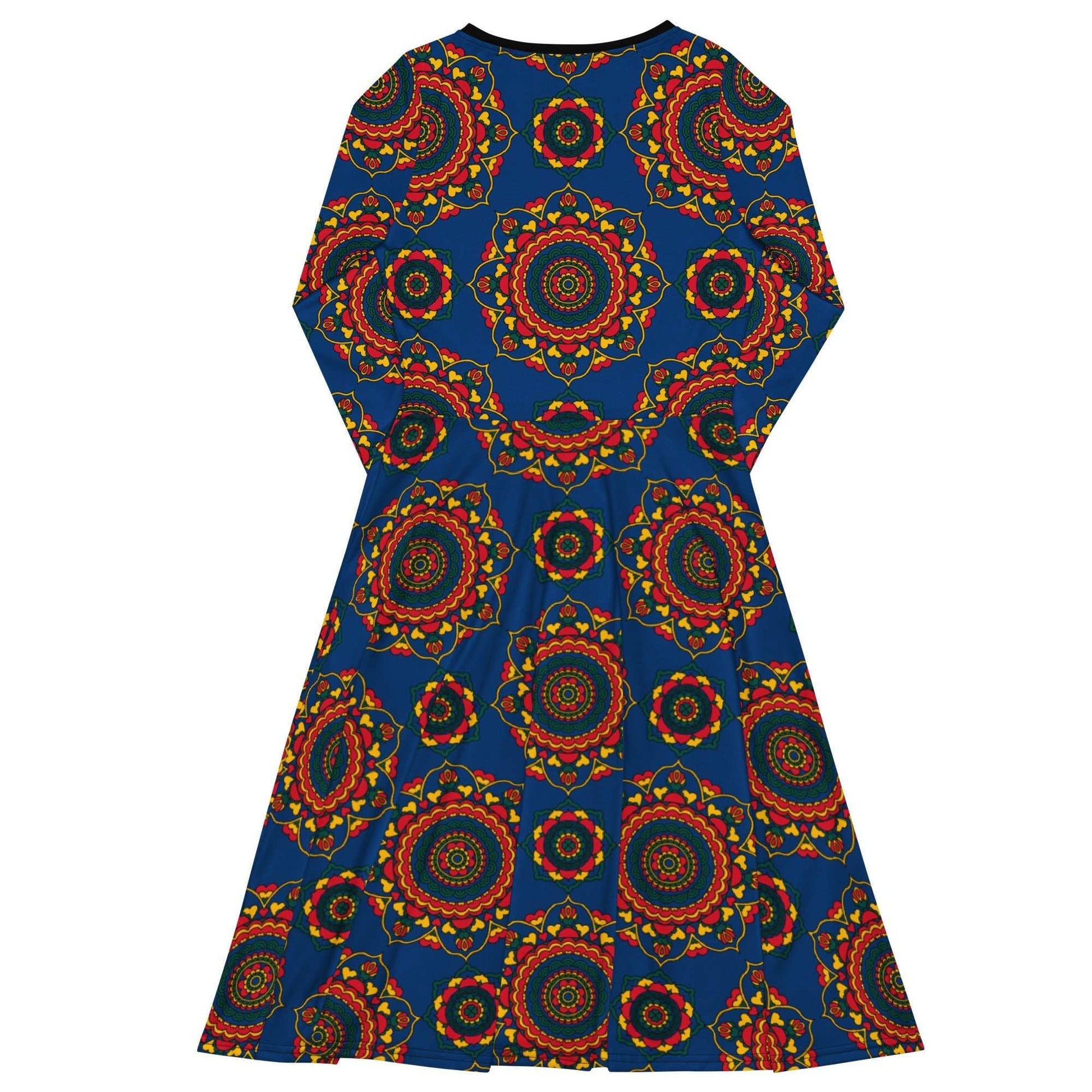 Midi dress - FOREVERMORE folk - Romantic flower and heart print
