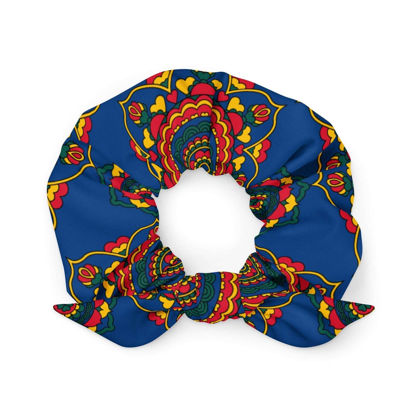 Scrunchie - FOREVERMORE folk - Romantic flower and heart print Default Title