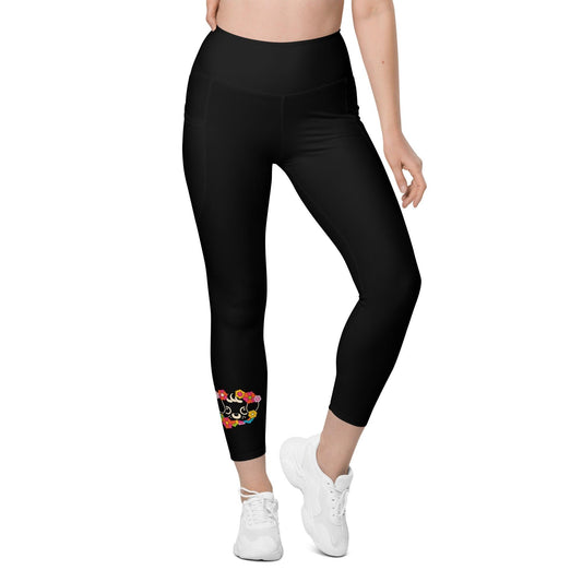 Leggings With Pockets - FUNKYPUP in black