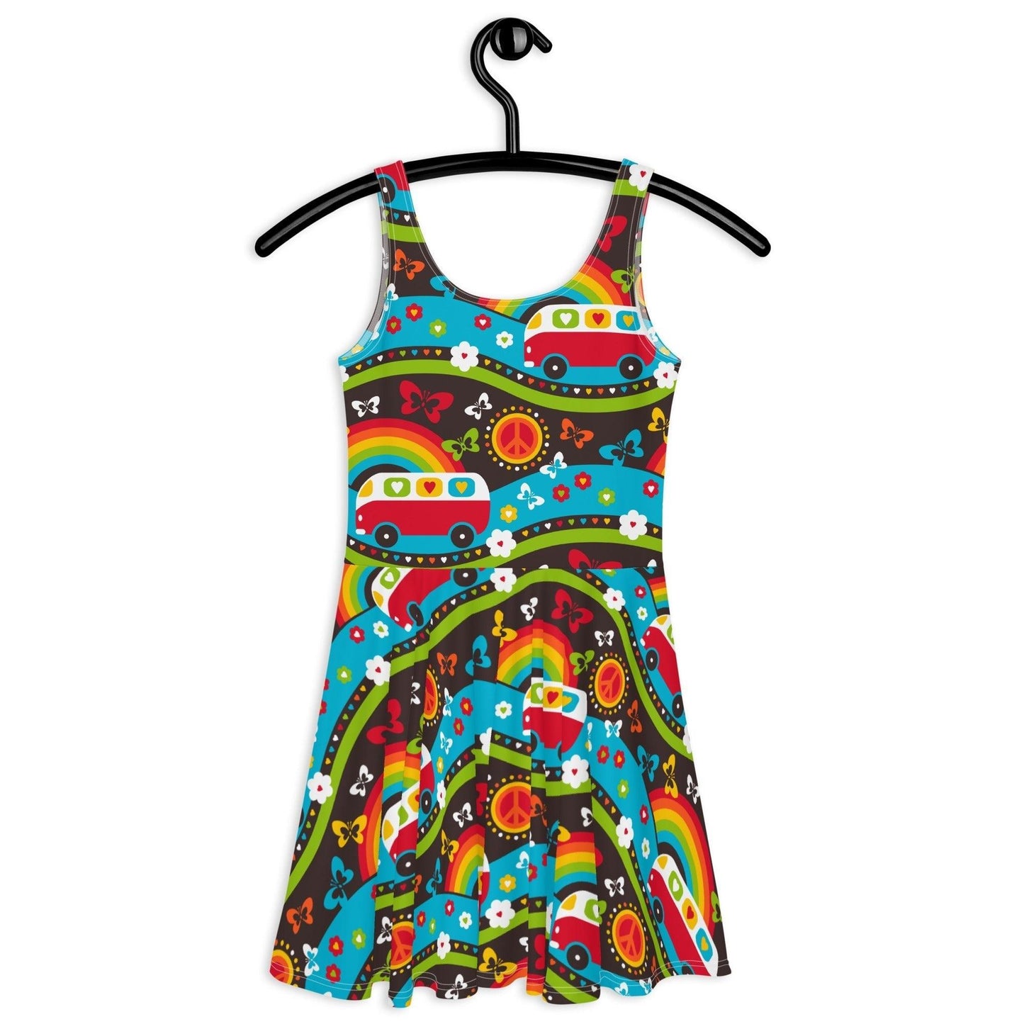 Skater Dress - HIPPIE DAY rainbow