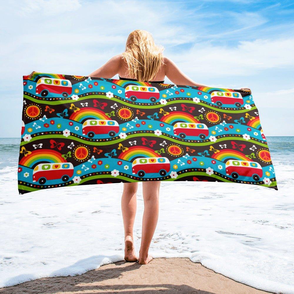 Towel - HIPPIE DAY rainbow