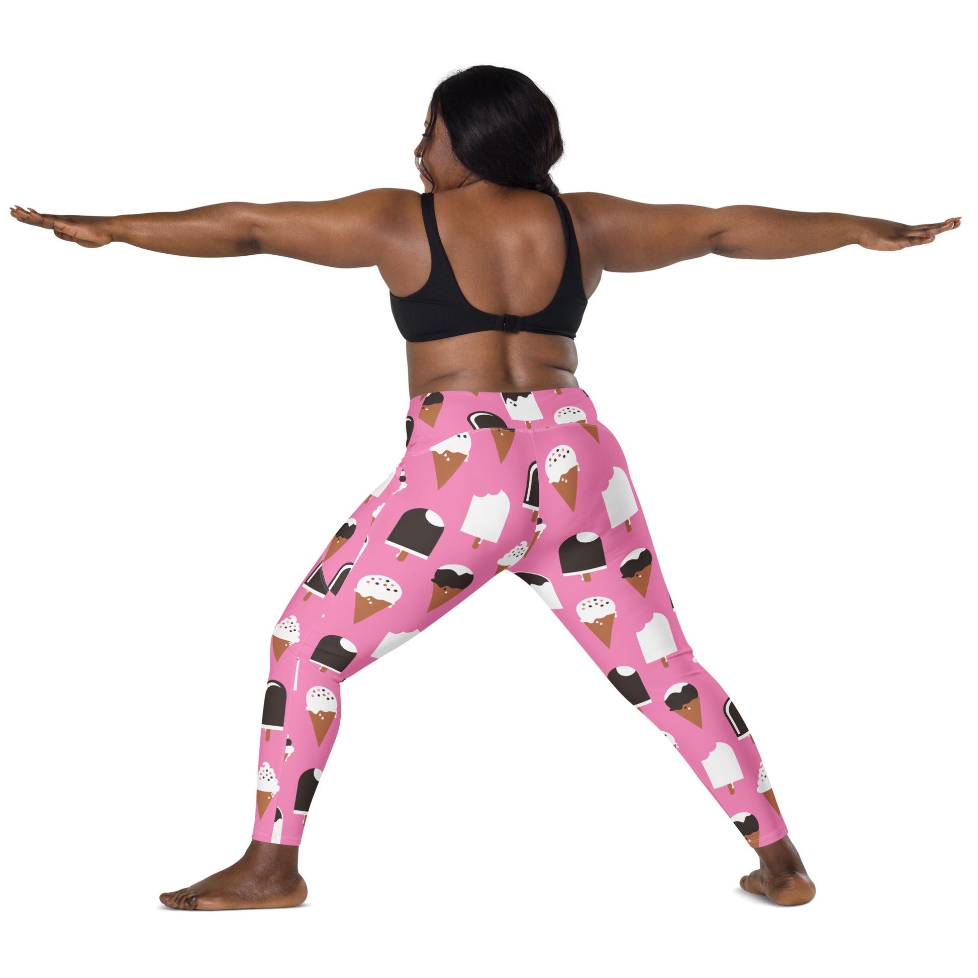 Leggings with pockets - JÄDE pink
