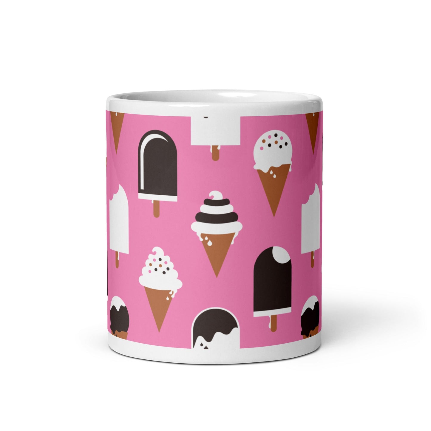 Mug - JÄDE pink - Happy ice cream print