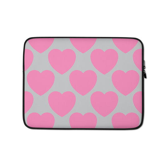 ELLIE LOVE pink grey - Laptop Sleeve