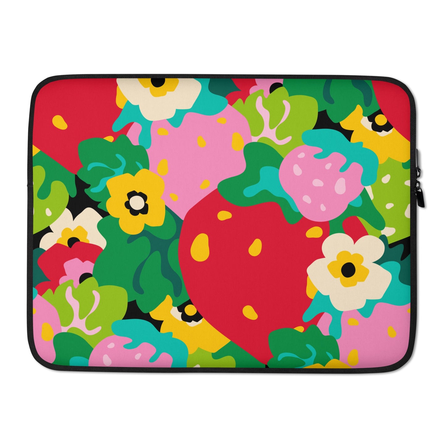 Laptop sleeve - BERRYLEI - Colorful strawberry print 15″