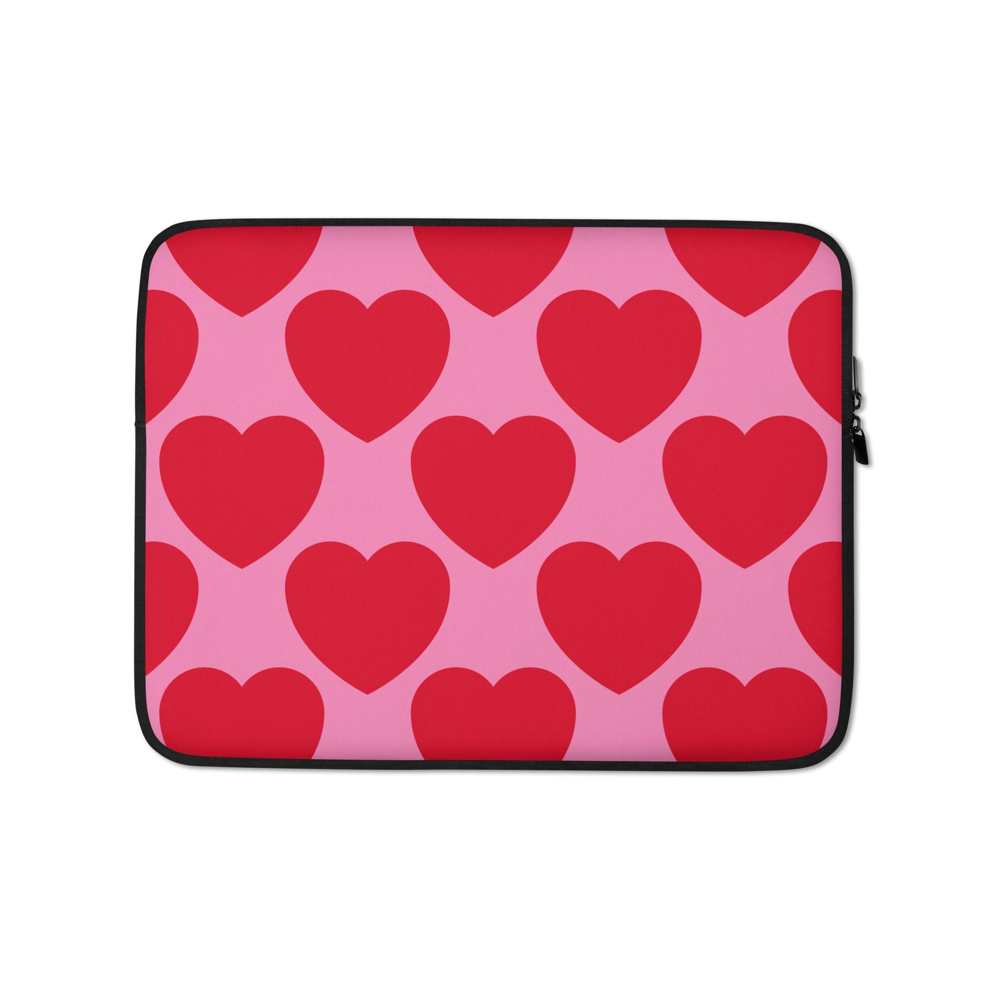 Laptop Sleeve - ELLIE LOVE red - Bold Heart Print