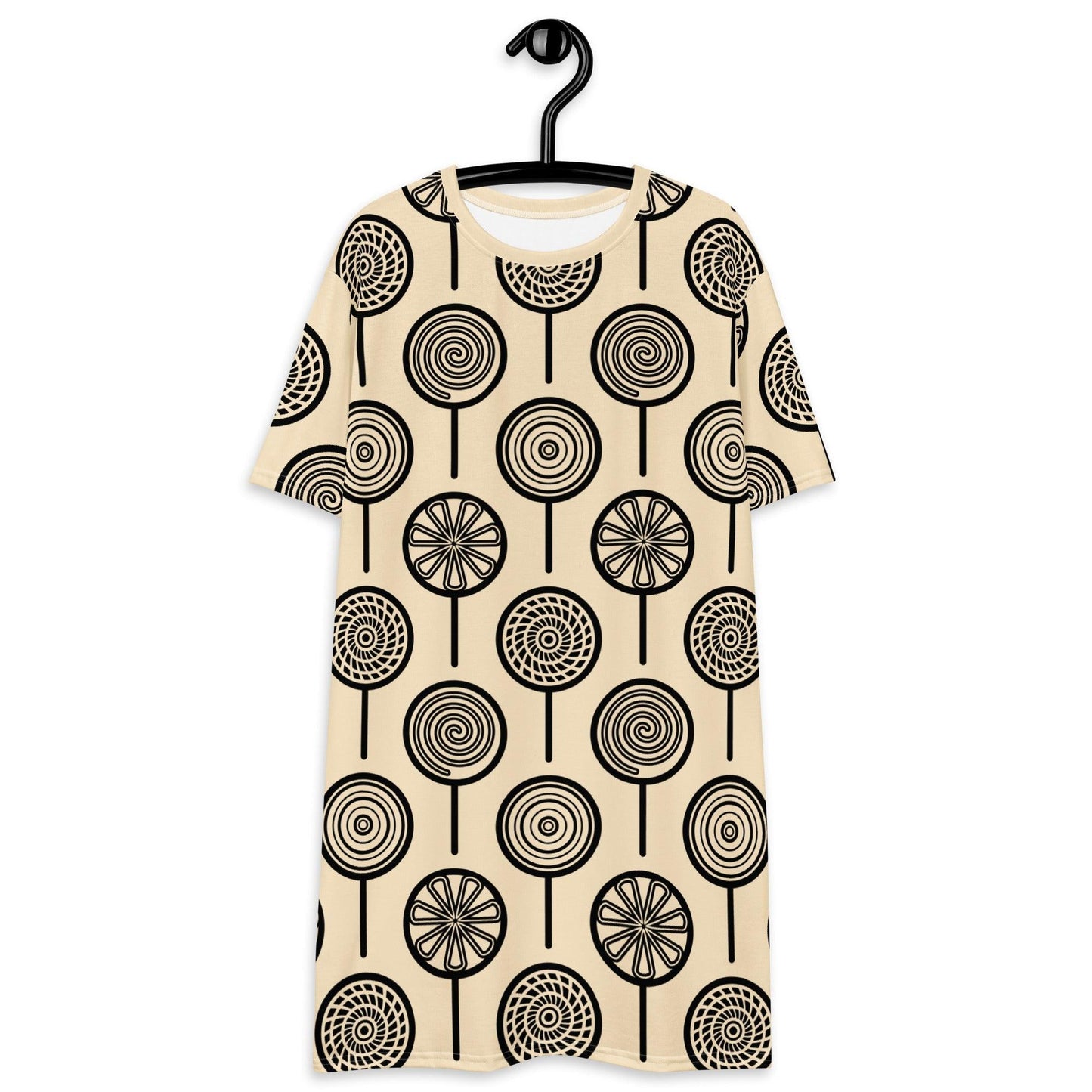 T-shirt dress - LOLLY light - Retro lollipop print 6XL