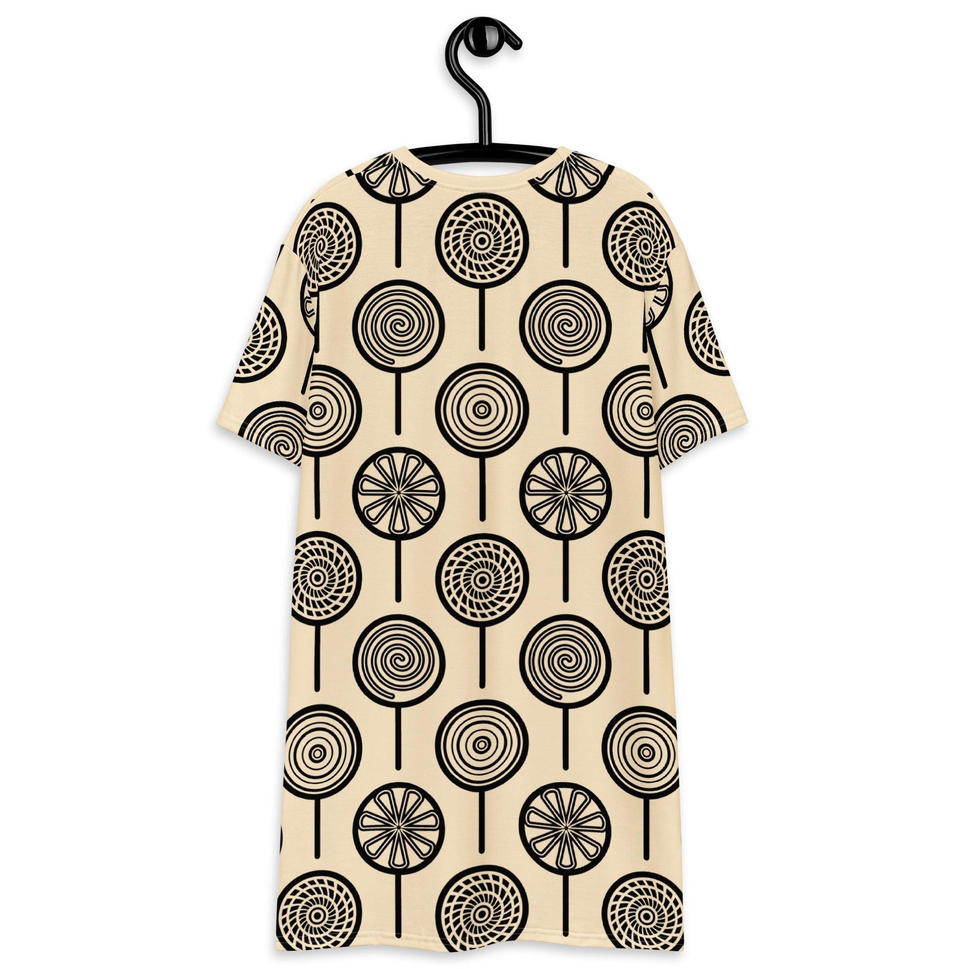 T-shirt dress - LOLLY light - Retro lollipop print