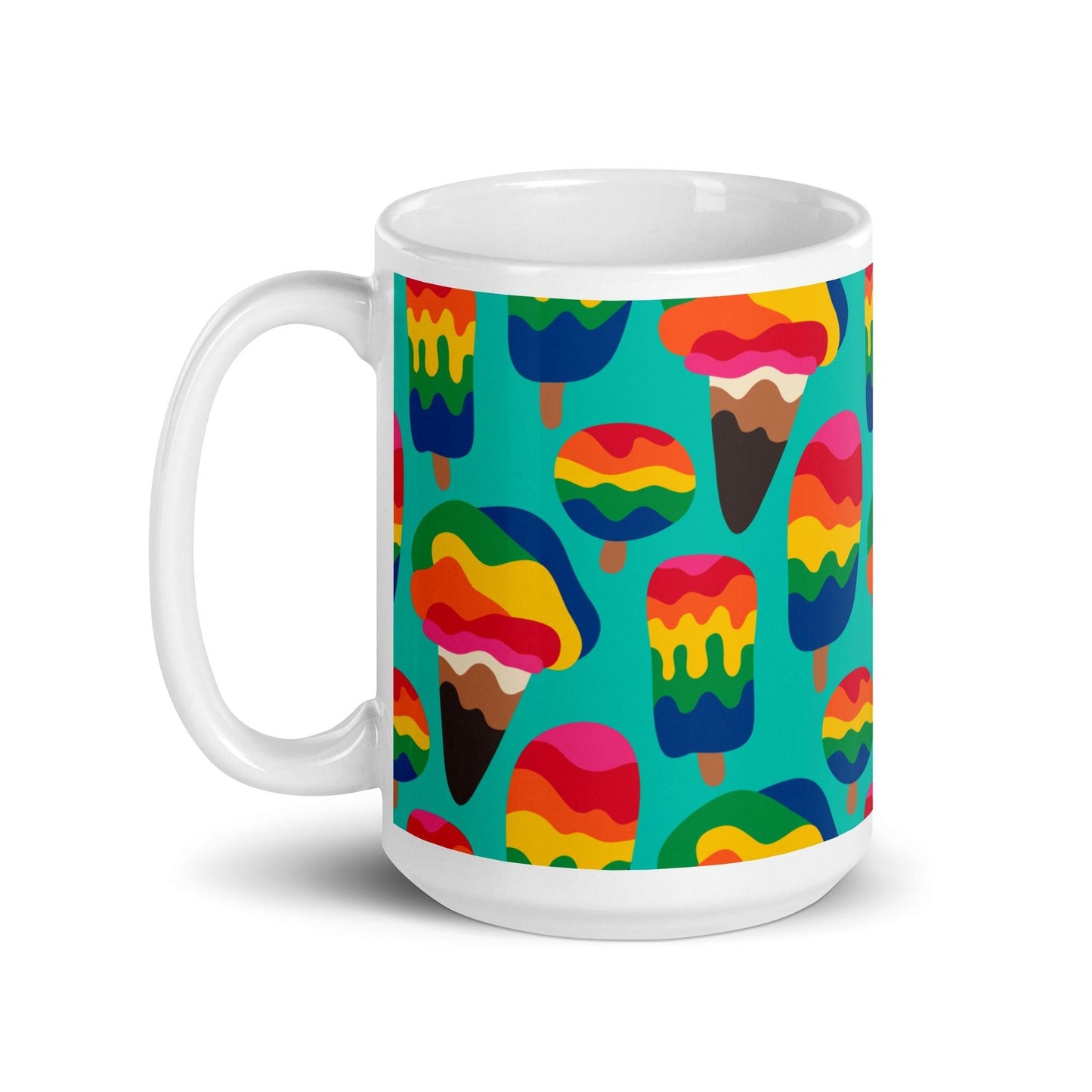 Mug - MANIC ICE mint - Bold ice cream print