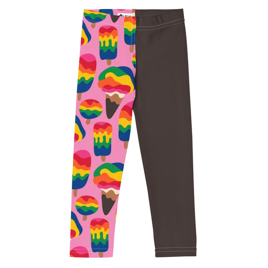 Kids' Leggings - MANIC ICE pink - Bold Icecream Print
