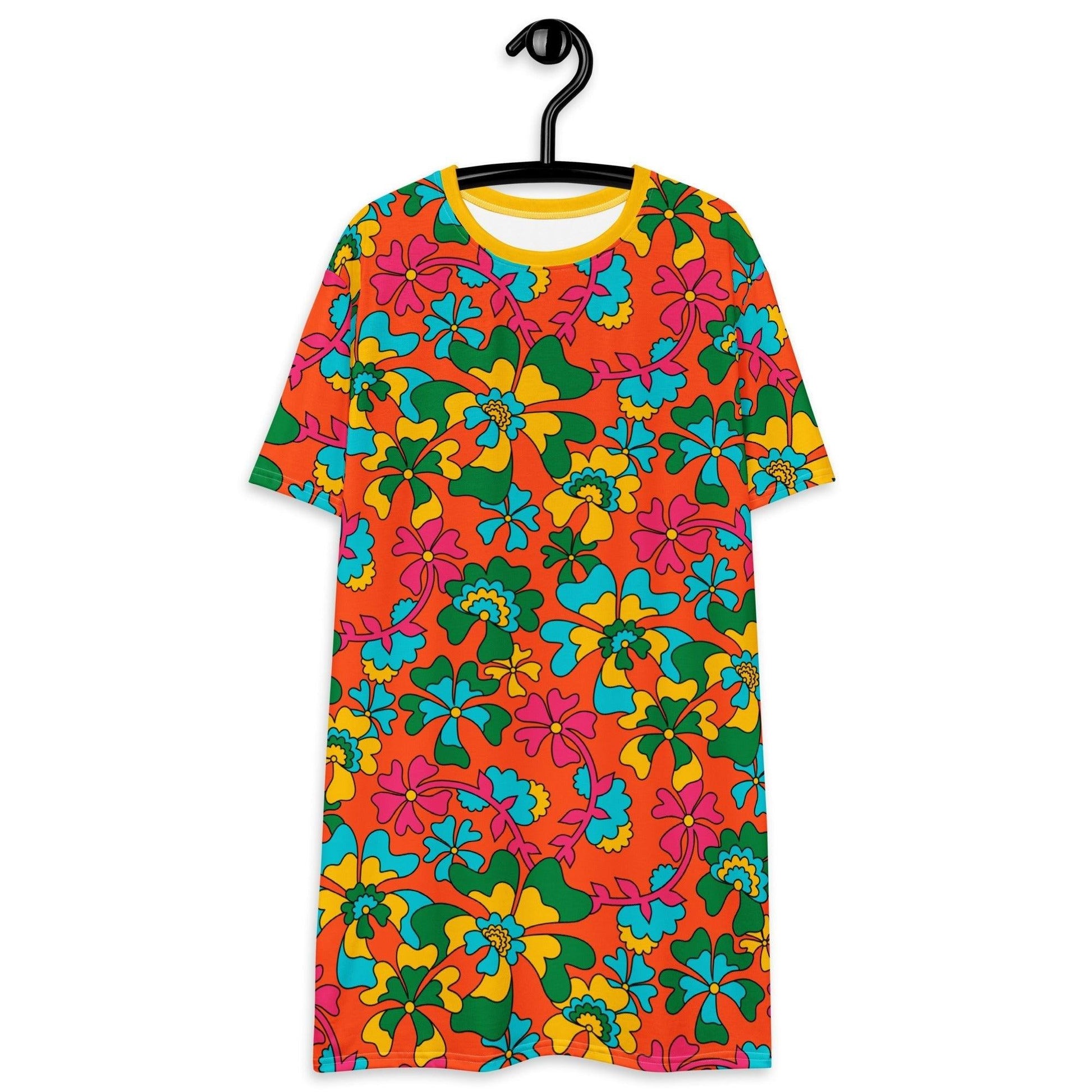 T-shirt dress - MISS PENNY color - Timeless floral print 6XL