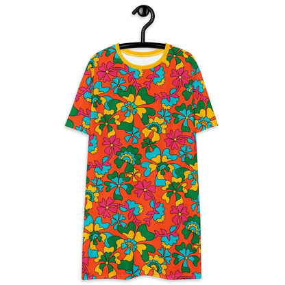 T-shirt dress - MISS PENNY color - Timeless floral print 6XL