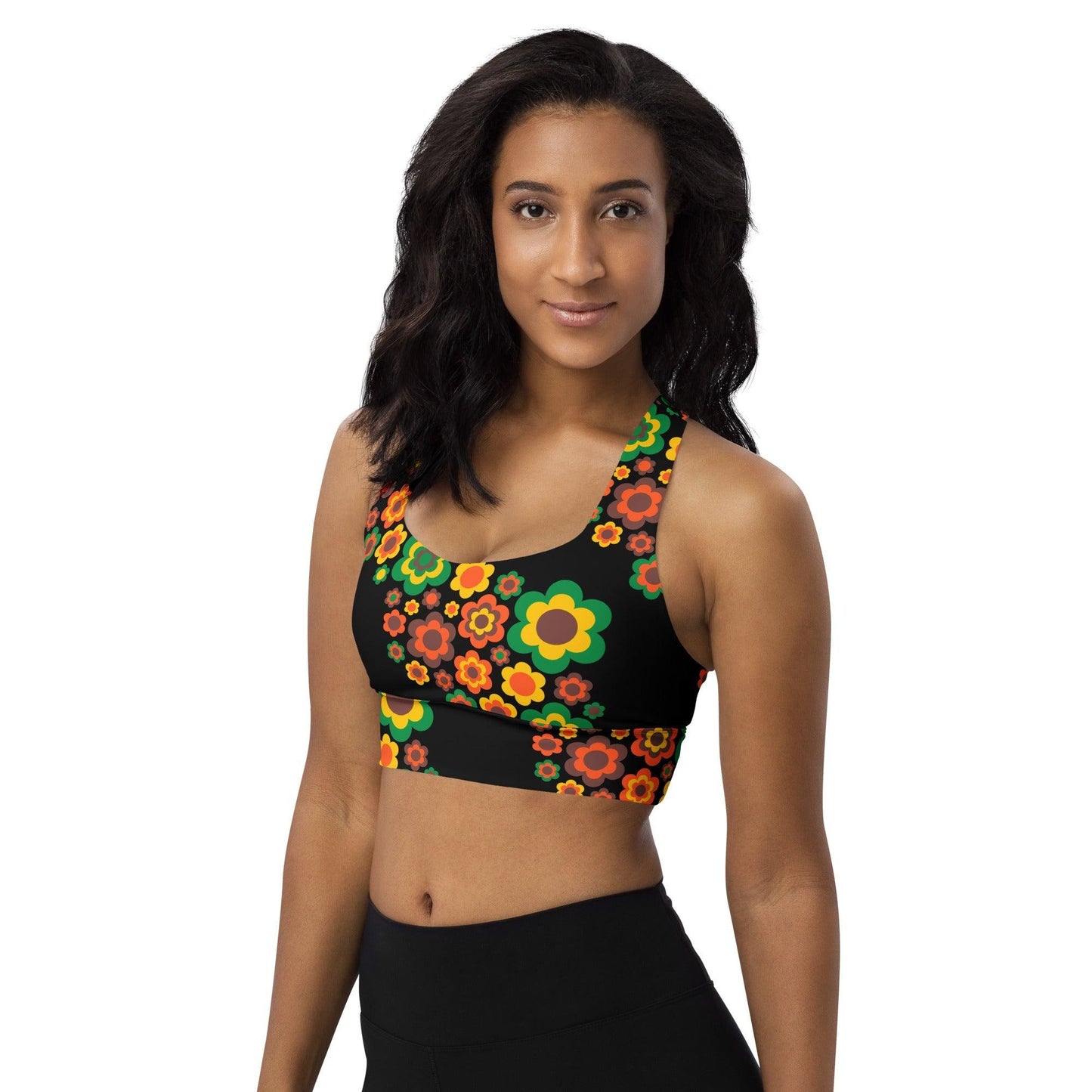 OUTLET - URHEILULIIVIT - FLORA FOREVER retro - KOKO M - Floating flower print