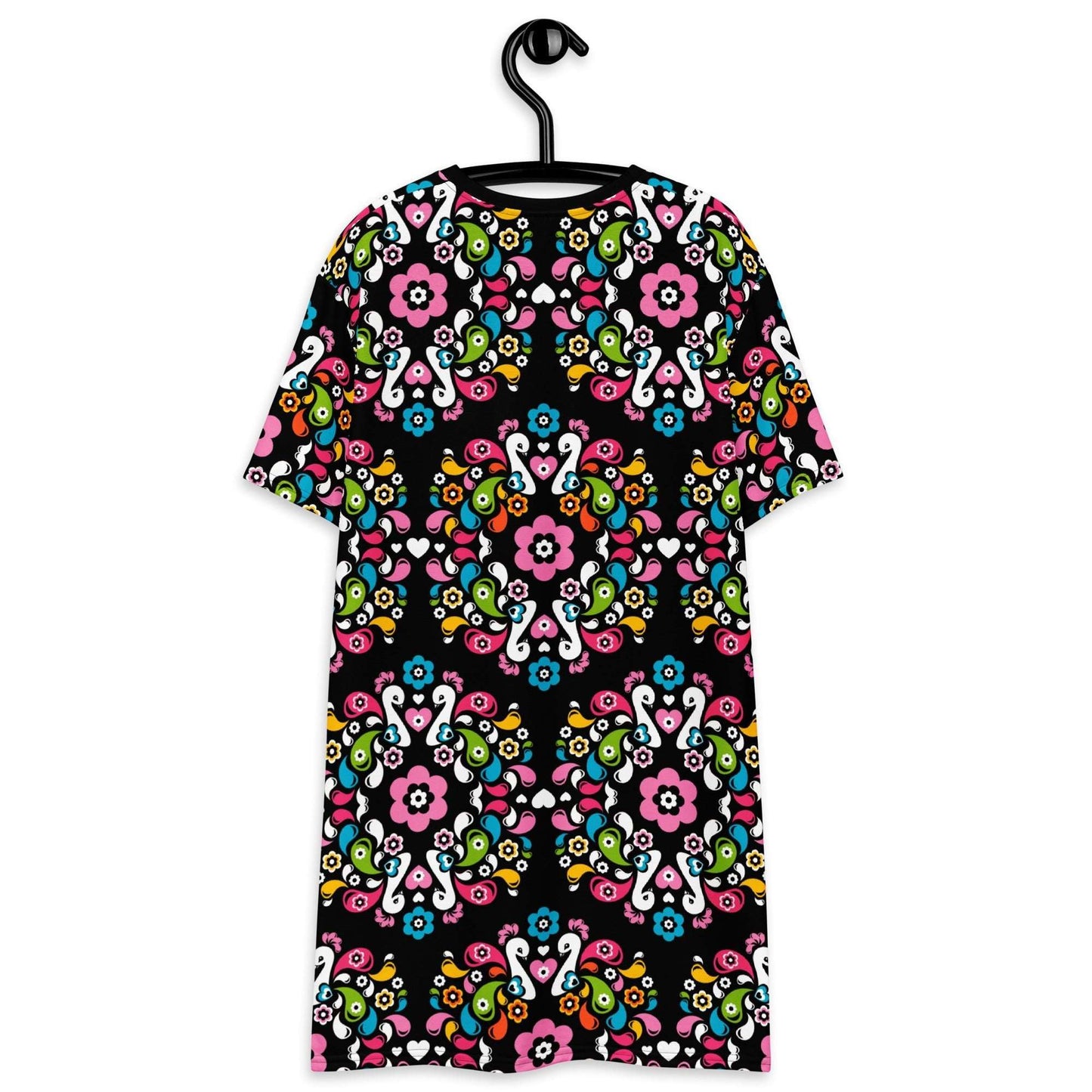 T-shirt dress - PEACOCK LOVE happy - Glorious peacock print