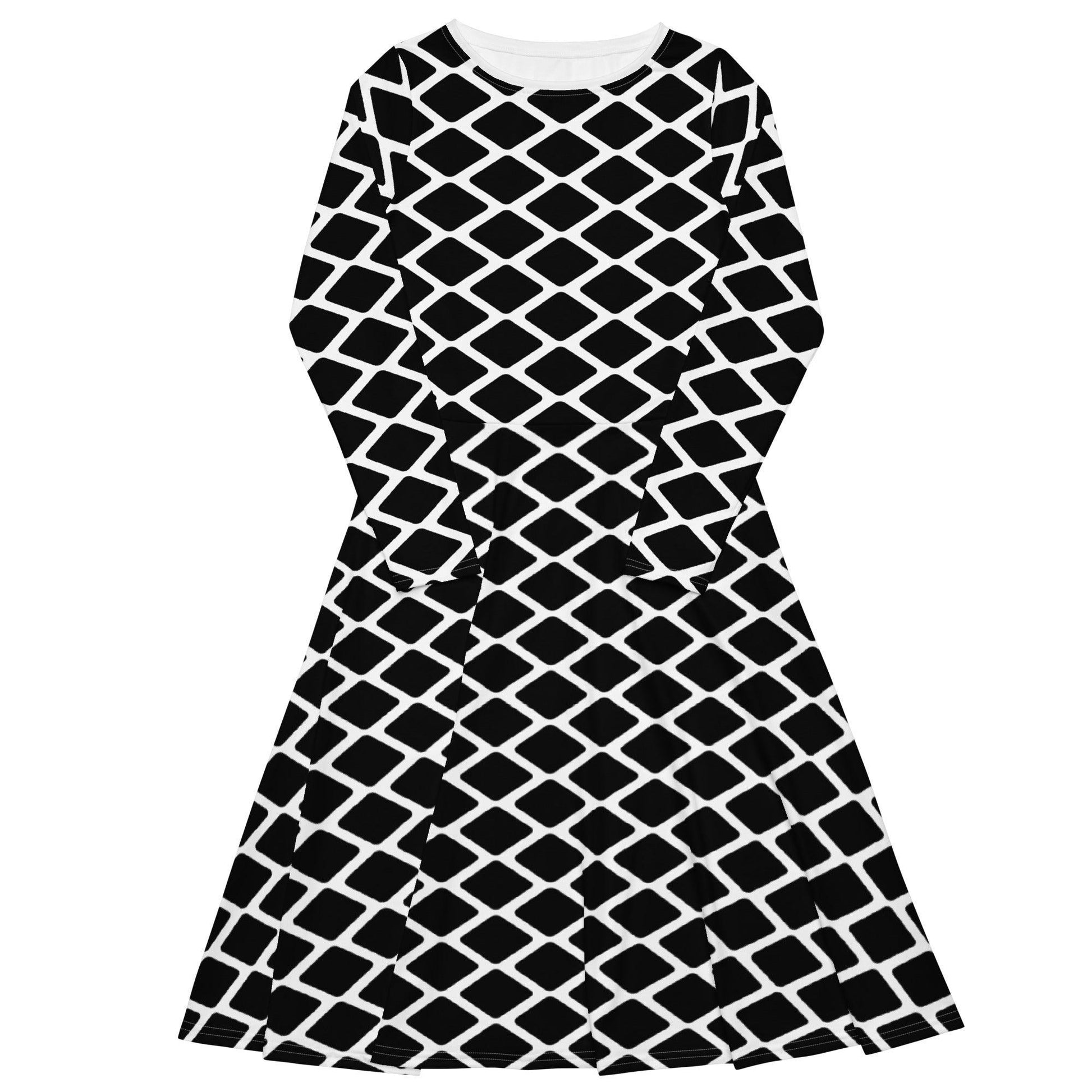 Midi dress - SHALMIAKKI black 6XL