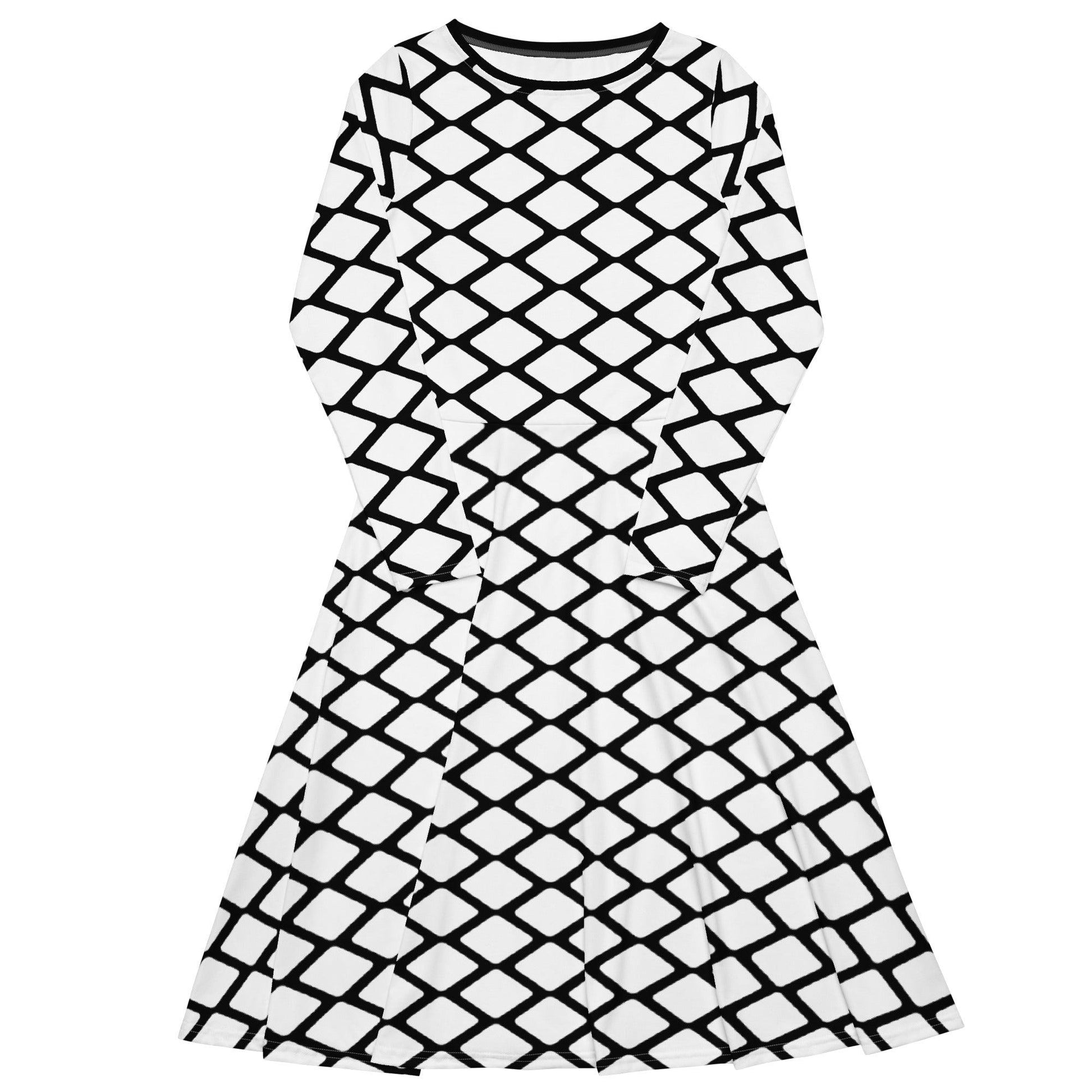 Midi dress - SHALMIAKKI white 6XL