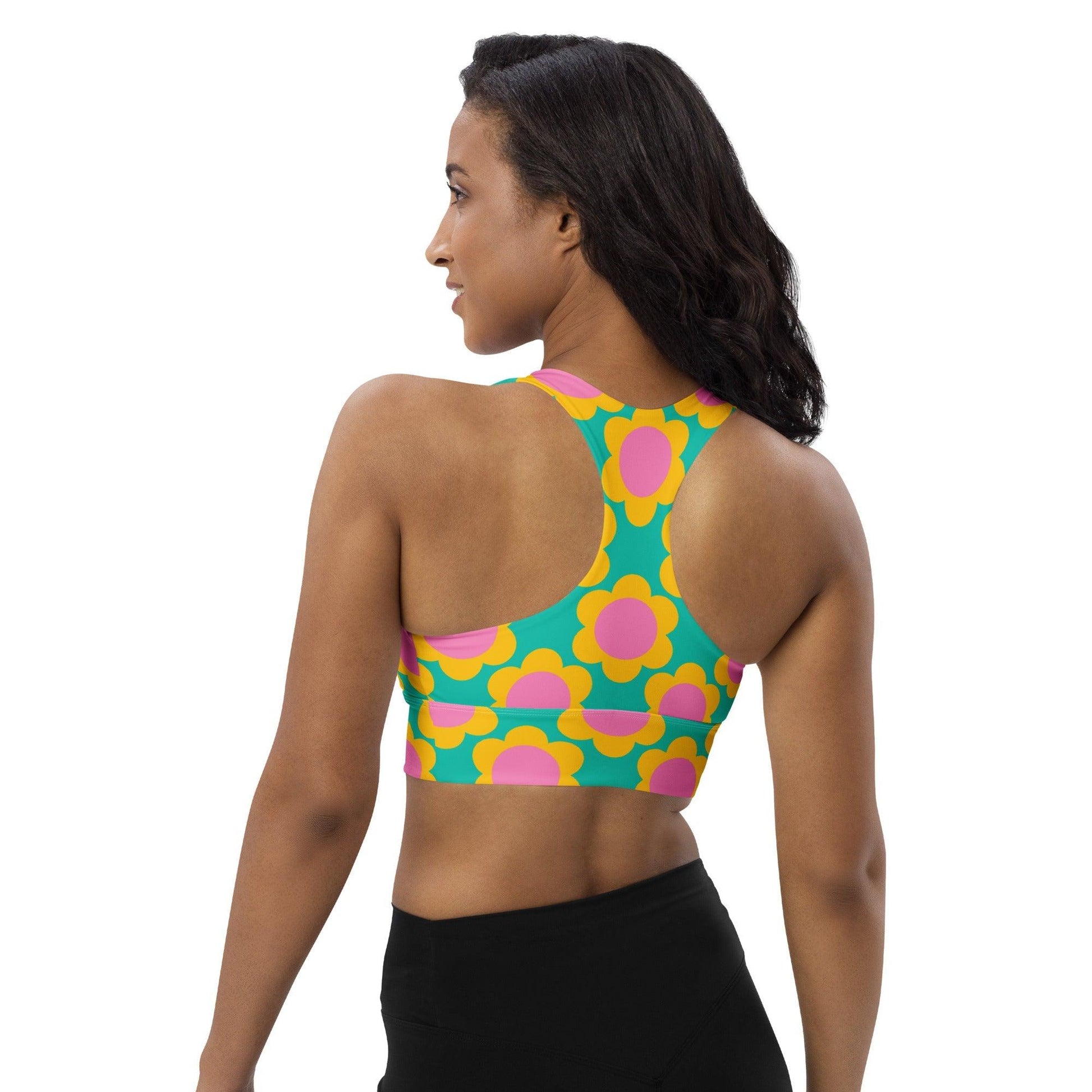 Sports bra - ELLIE - Classic floral print