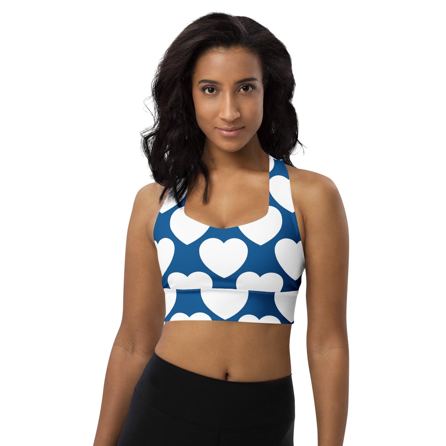 Sports bra - ELLIE LOVE fin - Bold heart print 3XL