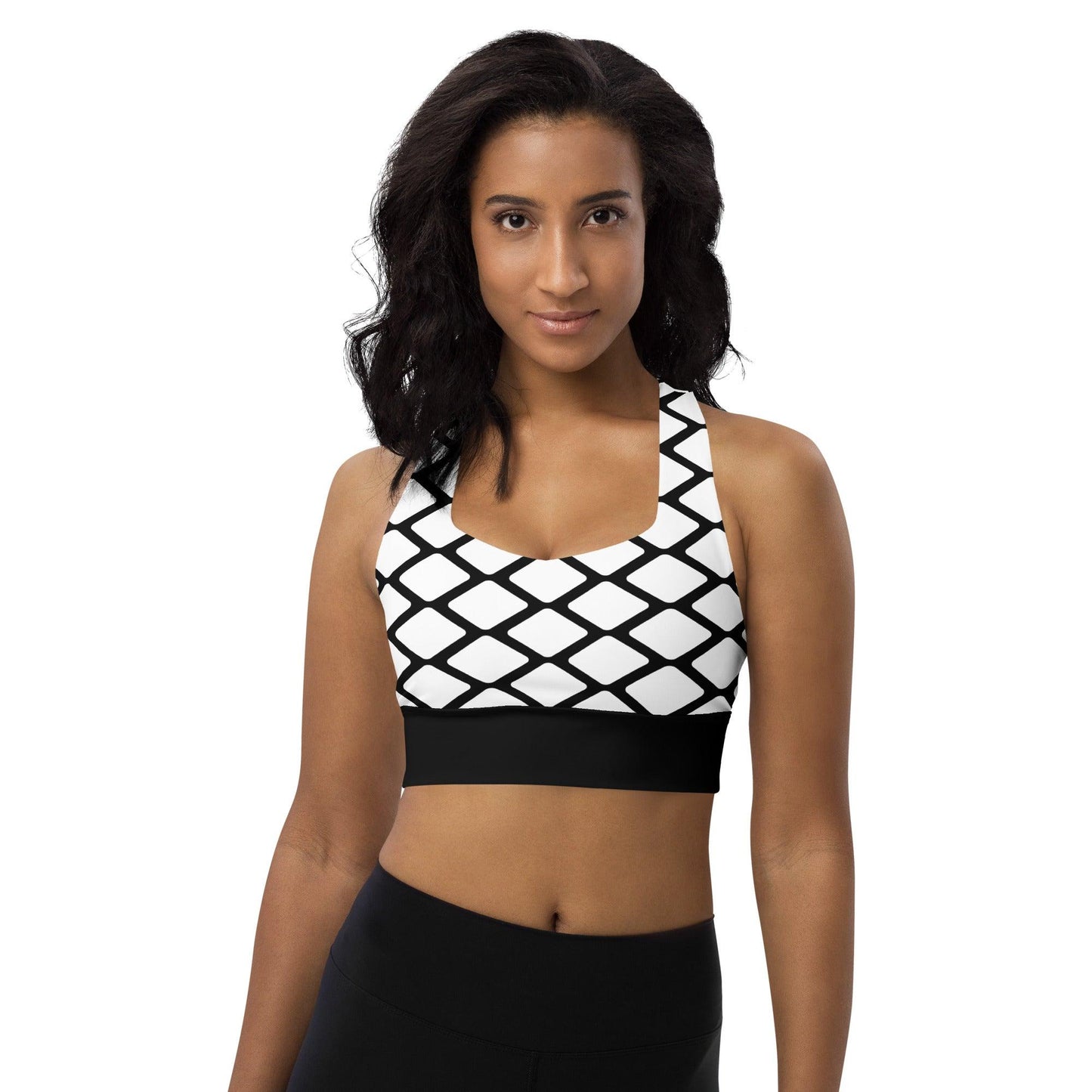 Sports bra - SHALMIAKKI white - SHALMIAK print 3XL