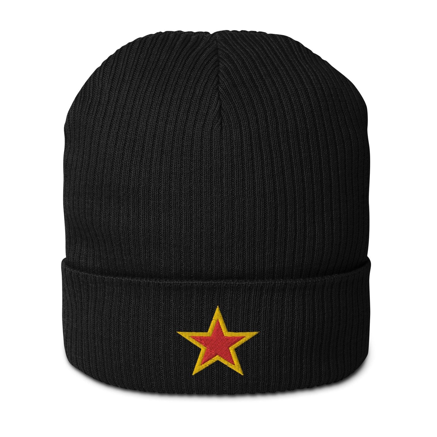 Beanie - STAR red yellow
