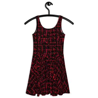 Skater Dress - STONE SPIRIT black red