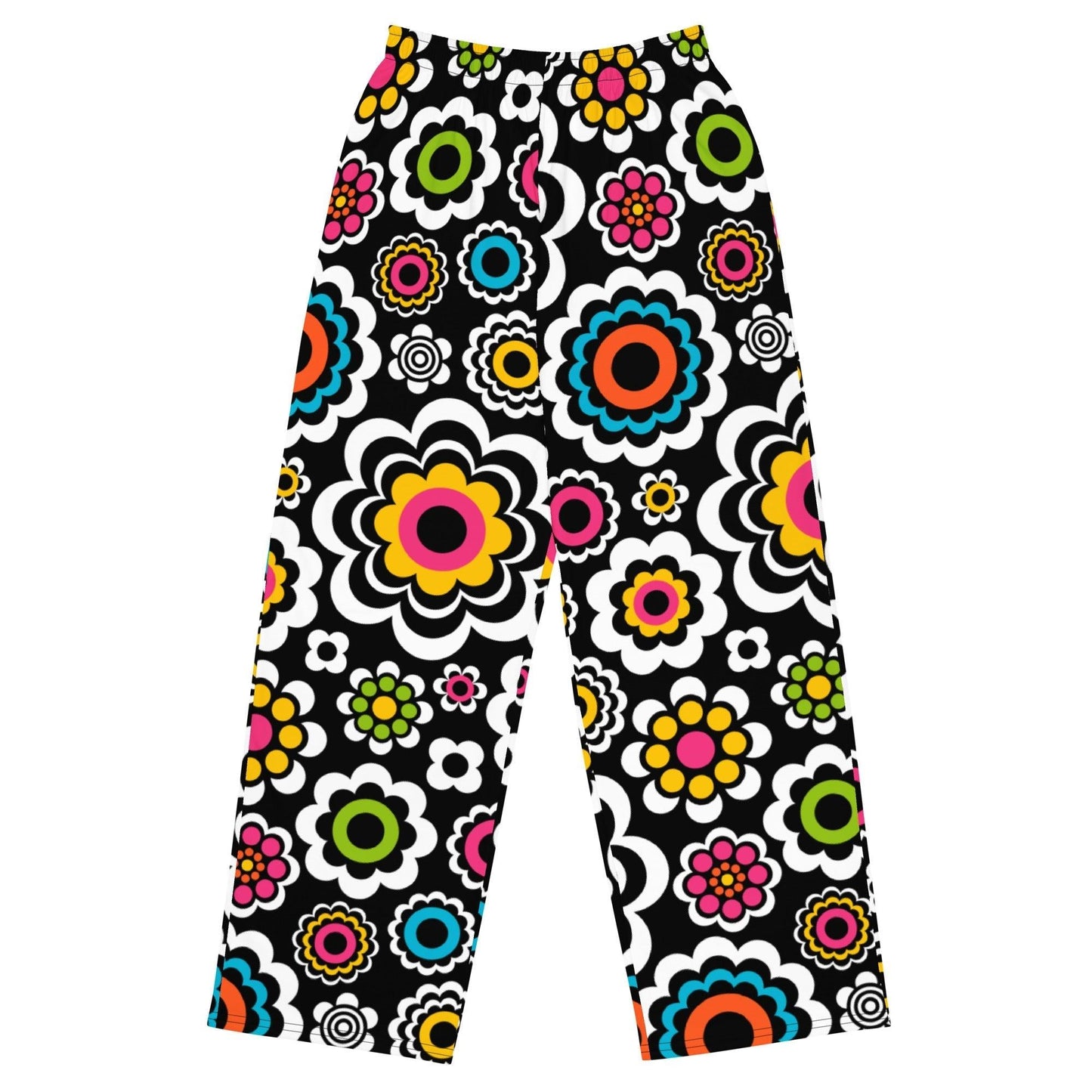 Pants - SUGAR BLOOM - Playful candy flowers print 6XL
