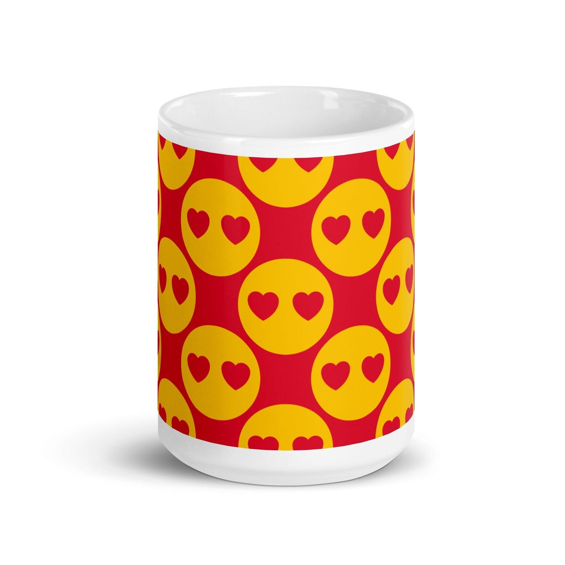 Mug - SUPERHAPPY - Sunshine and hearts print
