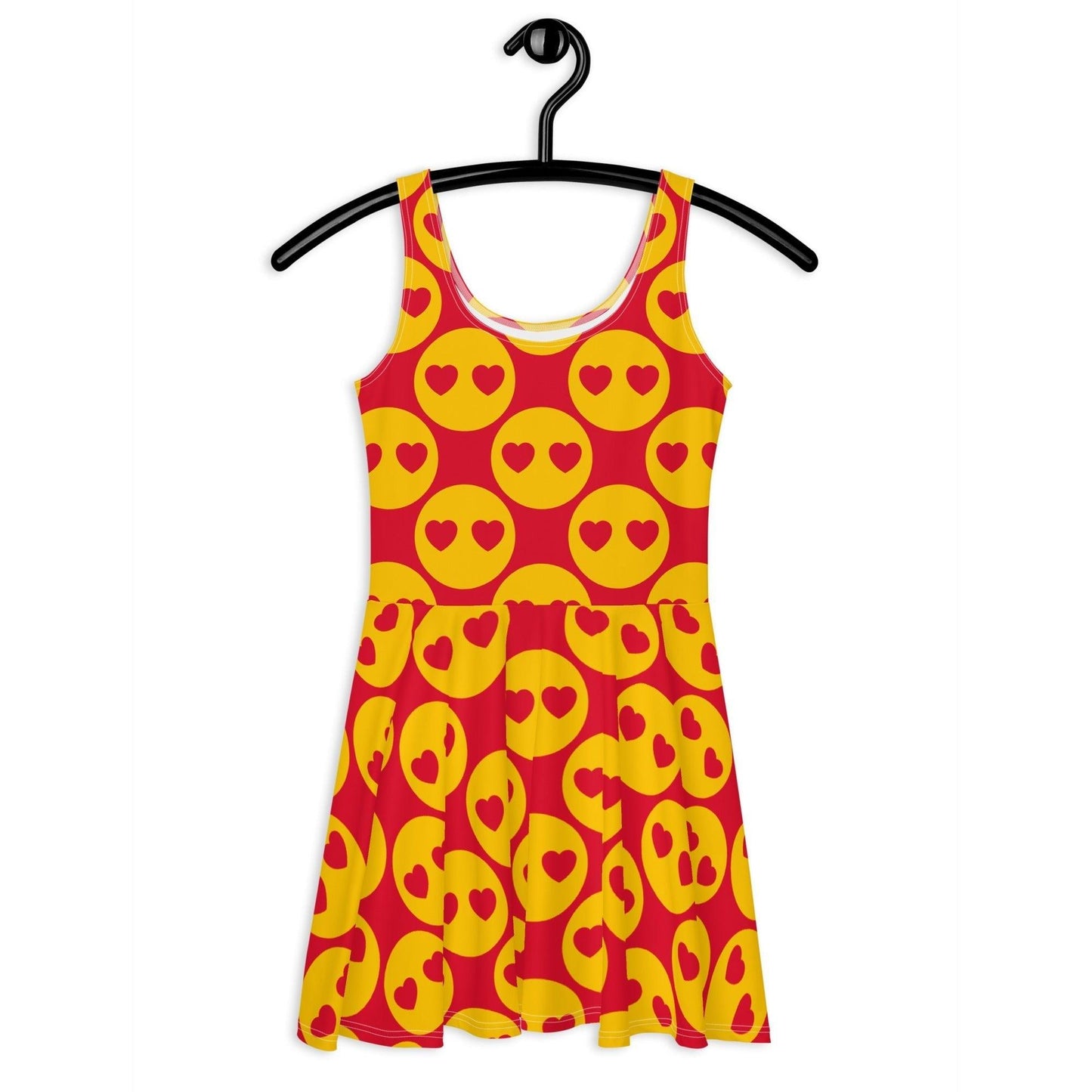 Skater dress - SUPERHAPPY - Sunshine and hearts print 3XL