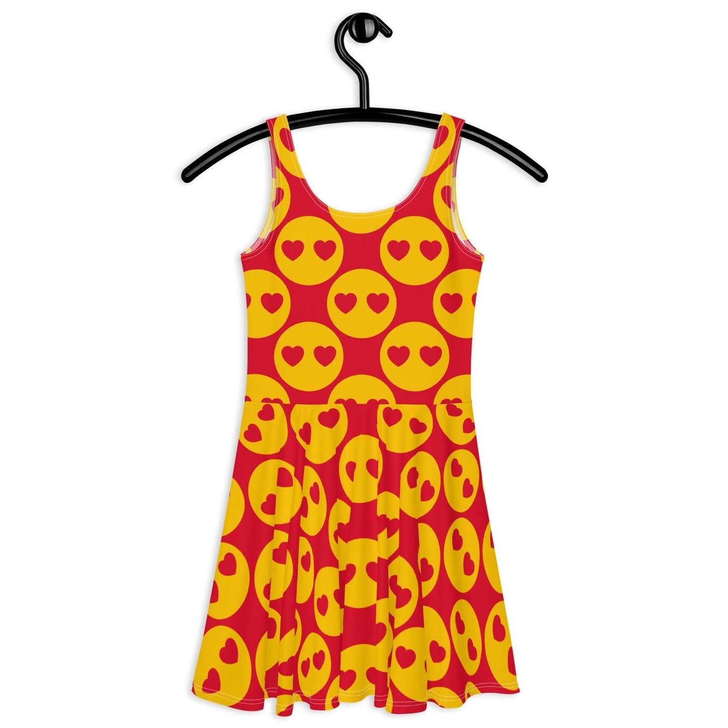 Skater dress - SUPERHAPPY - Sunshine and hearts print